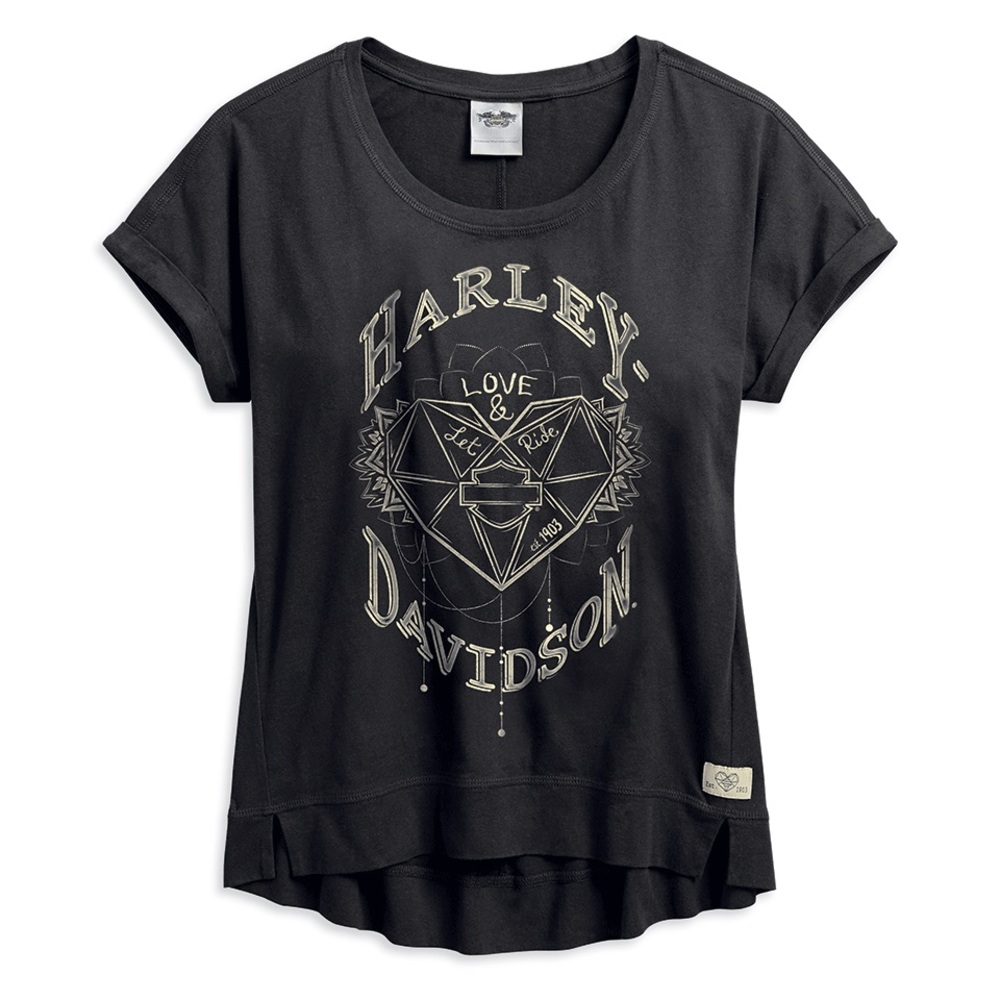 NWT Harley Davidson High low T shirt